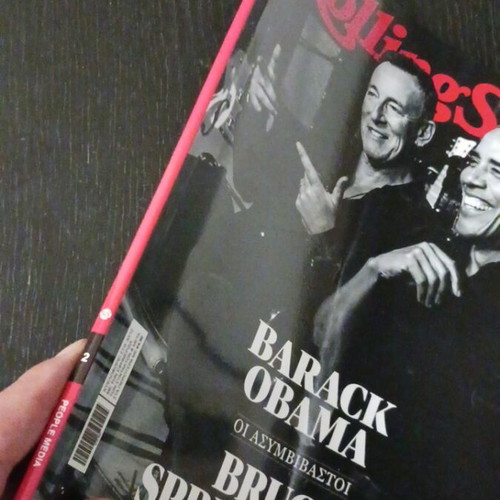Rolling Stone magazine Bruce Springsteen Barack Obama January 2022 new
