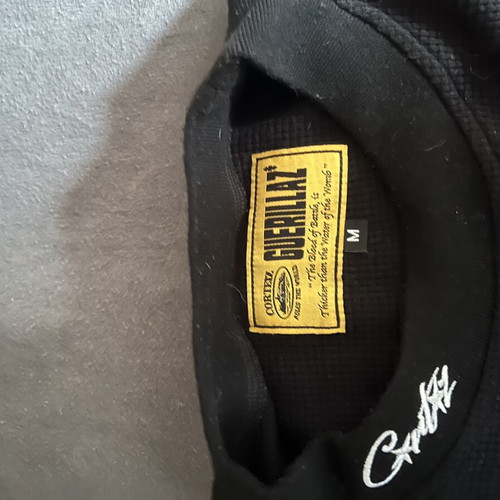 Corteiz thin sweatshirt black, size M with blue balaclava gift