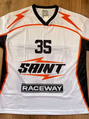 Saint Raceway #35 Graphic Mesh Racing Jersey XL new