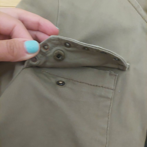 Khaki jacket like new, women's size M