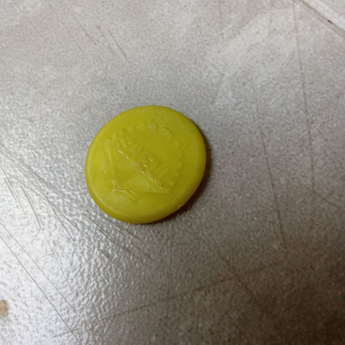 Shell collectible badge from 1980s used