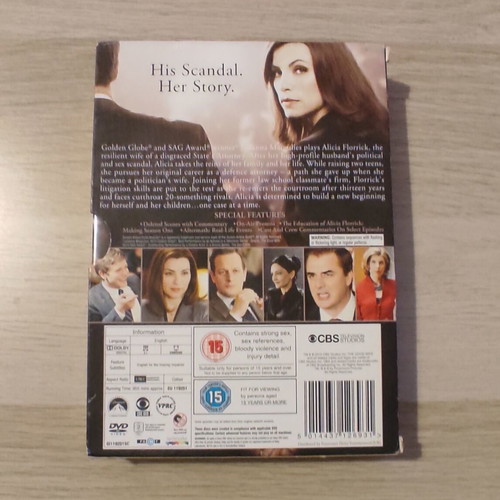 The Good Wife Season 1 DVD like new with English subtitles