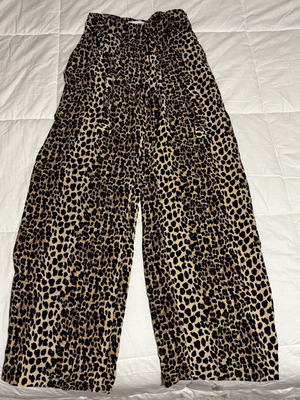 Mango leopard pants like new, size S