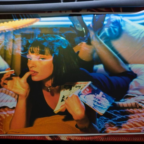 Pulp Fiction Collectible Poster Mia Wallace like new