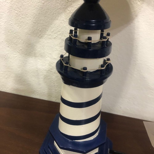 Children's nautical lighthouse lamp new, height 43cm