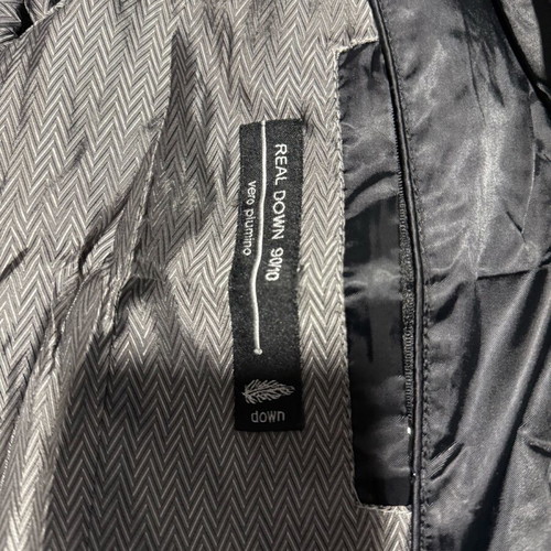 Black Down Jacket Size M With Shiny Texture Like New