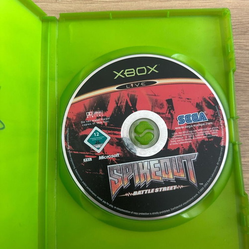 Spikeout Battle Street Xbox original used action adventure fighting game
