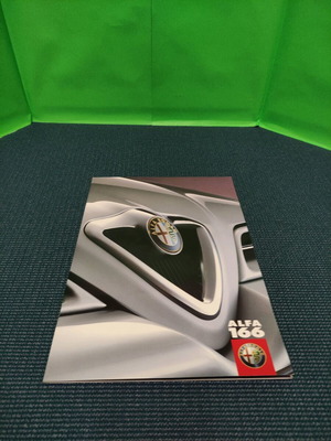 Alfa Romeo 166 official illustrated brochure like new