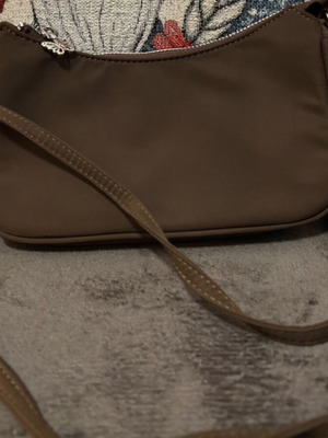 Shoulder bag used, brown