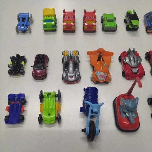 Kinder toy cars like new, pack of 22 small