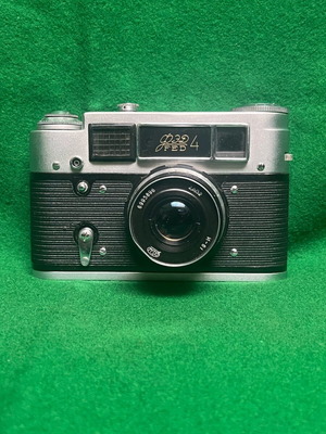 FED 4 rangefinder camera used with Industar-61 lens
