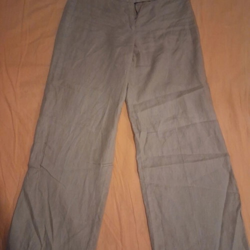 Linen pants Gianni Rodini new, beige, size XS