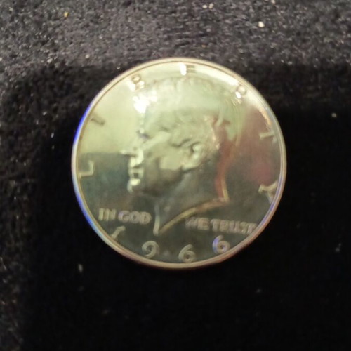 Kennedy half dollar 1966 like new, collectible USA