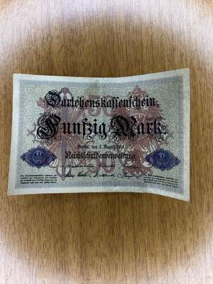 50 Mark Germany 1914 banknote