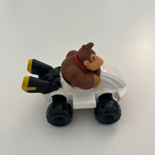 Donkey Kong figure in kart from McDonald's Mario Kart 8 Deluxe like new