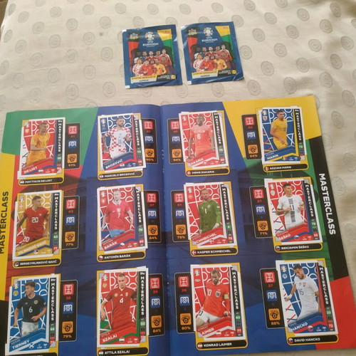 Euro 2024 album complete with 2 bonus packets