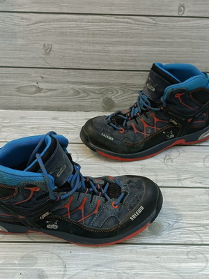 Salewa N 40 GTX Alp Gore Tex shoes like new, sport style, gray and blue