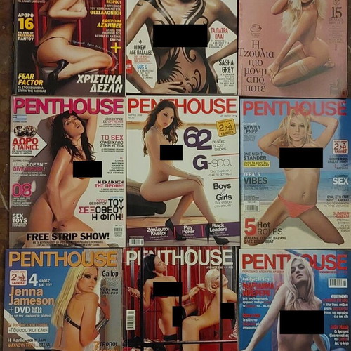 Playboy magazine collection like new, 75 issues plus Maxim, Nitro, Penthouse