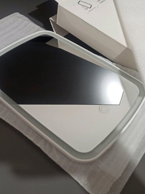 Mirror with LED light new with charging cable