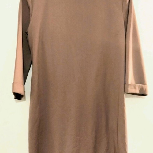Sisley Espresso Dress σαν καινούργιο, μέγεθος Medium, μπεζ-καφέ