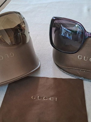 Γυαλιά ηλίου Gucci σαν καινούργια, καφέ και μωβ