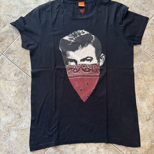 Hugo Boss T-shirt medium used, black, Boss Orange