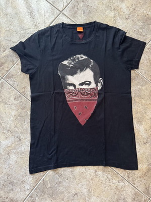Hugo Boss T-shirt medium used, black, Boss Orange