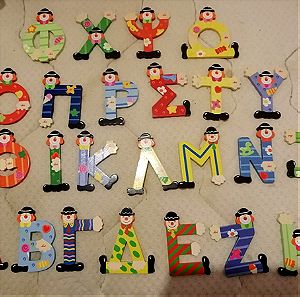 Mαθαίνω την αλφαβήτα με παιδικά ξύλινα γράμματα Sevi bebe
