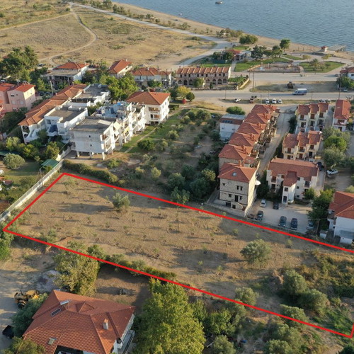Land 2,500 sqm corner plot in Psakoudia Halkidiki, buildable