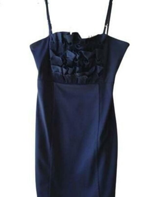 Επίσημο υφασμάτινο φόρεμα μεταχειρισμένο, μέγεθος M, μαύρο