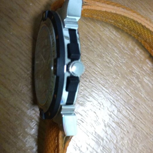 Sector No Limits 200 Date watch, black and orange