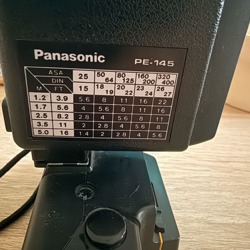 Kodak VR35 35mm with Panasonic PE-145S flash used