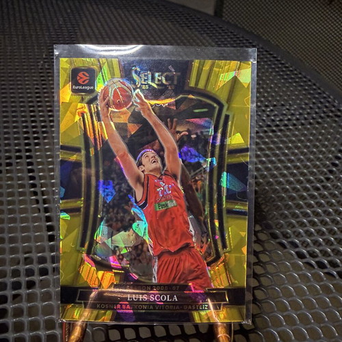 Luis Scola EuroLeague Gold Card Panini new 6/10