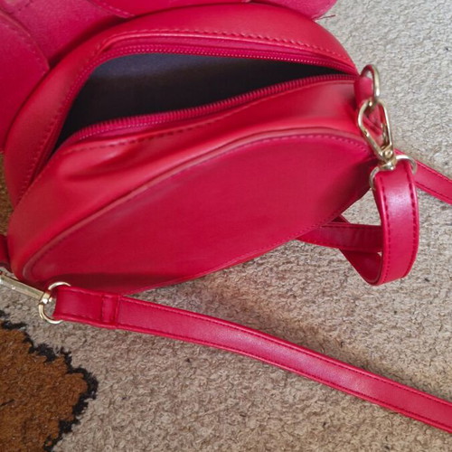 Girls Mini Bag like new, black and red