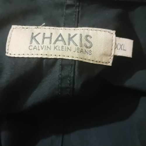 Calvin Klein men's dress shirt, black, XXL slim fit, 100% cotton
