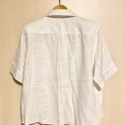 Linen women's shirt Capalbio white like new, size L