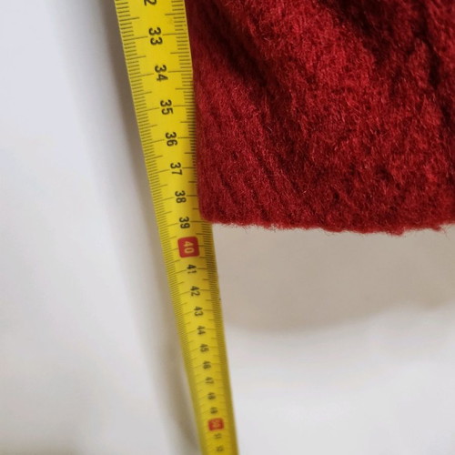 Red woolen children's coat used