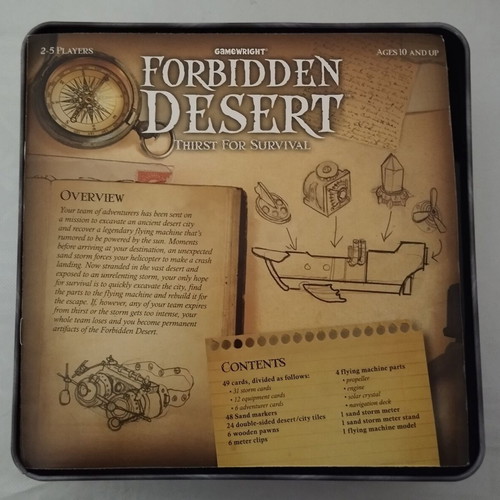 Forbidden Desert board game by GameWright