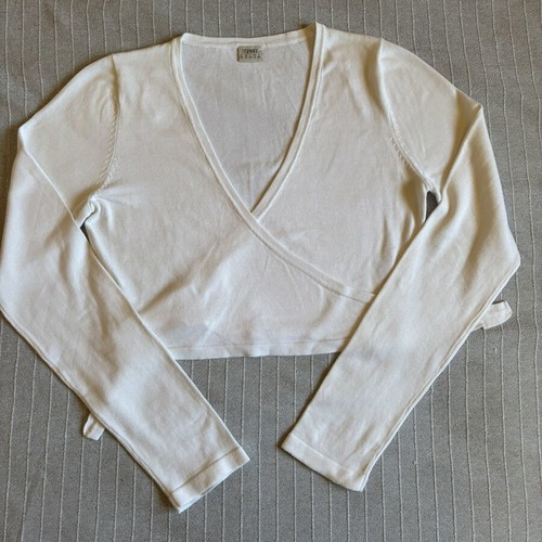 Esprit White True Wrap Cardigan 100% Cotton, perfect condition, XL/XXL