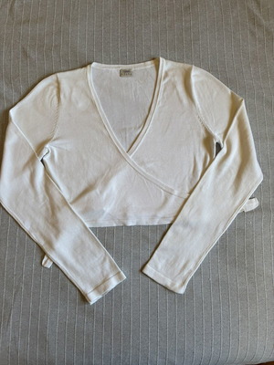 Esprit White True Wrap Cardigan 100% Cotton, perfect condition, XL/XXL