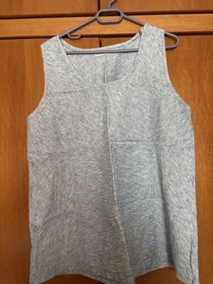 Women's short-sleeve blouse gray XL like new