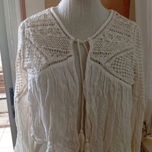 Cotton cardigan Berska like new, size Small, white