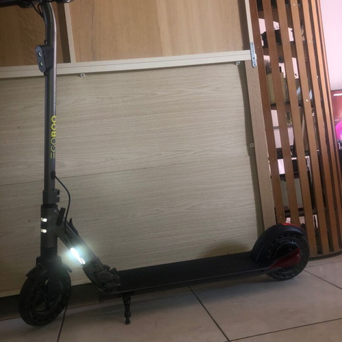 Egoboo electric scooter like new, black-anthracite with lights