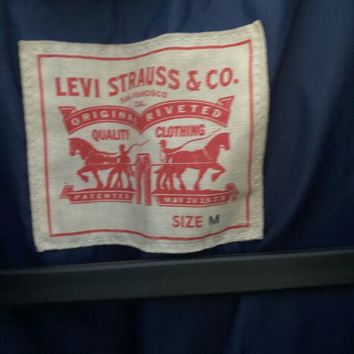 Levi's vintage warm down jacket size M like new, blue