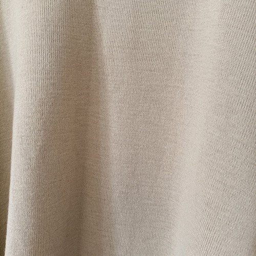 Women's scarf like new camel color with geometric patterns