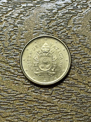 Citta Del Vaticano Coin used, 0.50€ Vatican 2019
