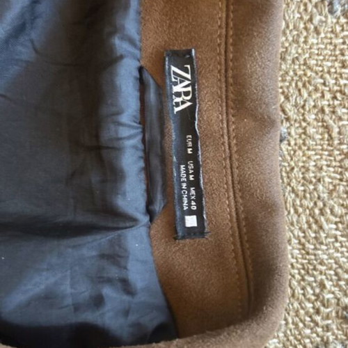 Zara suede jacket, brown, size M