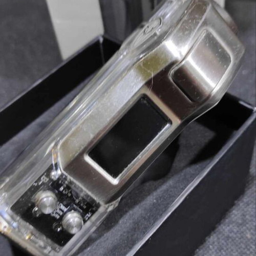 Jellybox Mini 80 Watt Box Mod by Rincoe used, silver