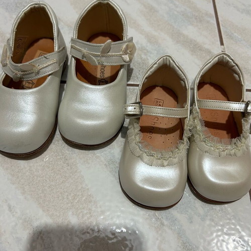 new anatomical baptismal shoes lapin house for little girl size 19 & 21