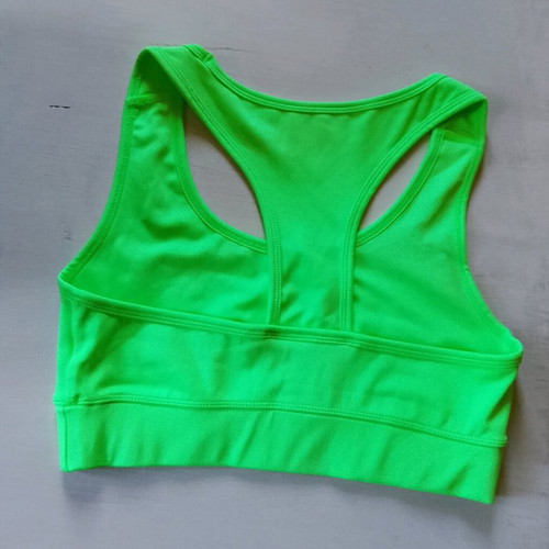 Lefties sports bra size L like new, green
